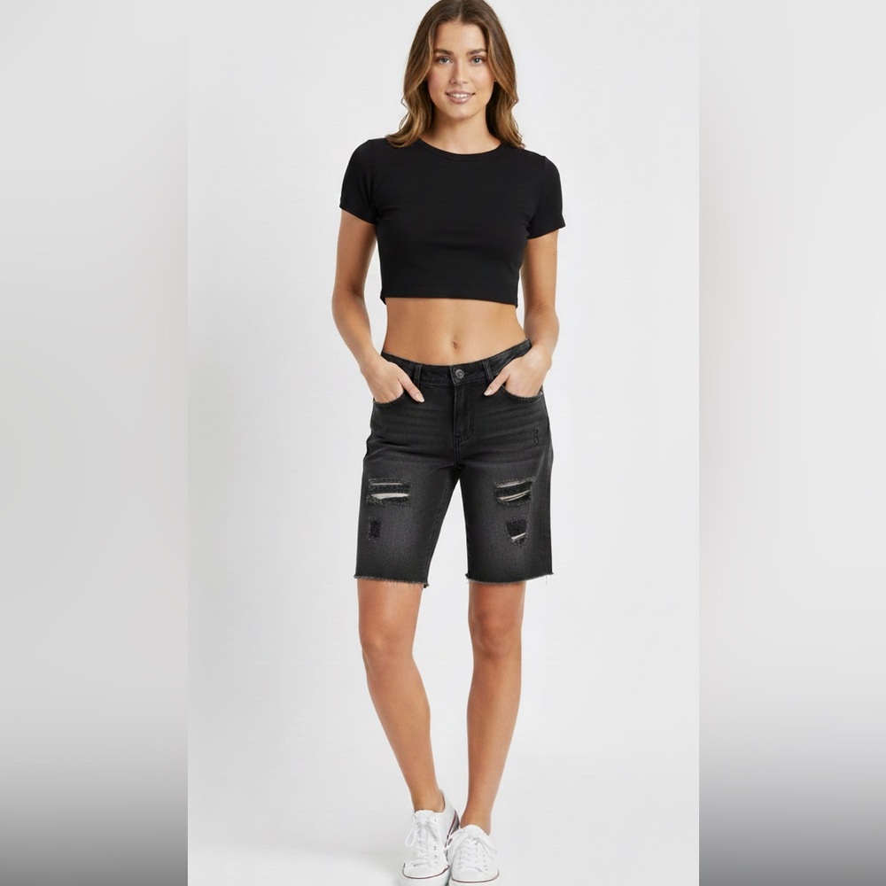 Aeropostale Charcoal Bermuda Shorts